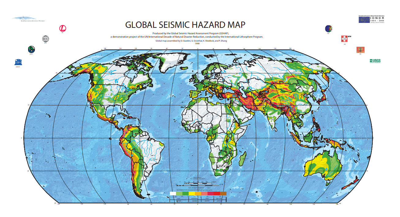 United States Seismic Zone Map