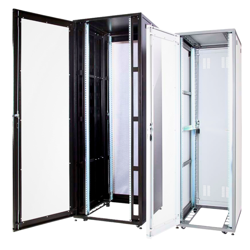 Rainford indoor telecom racks and cabinets